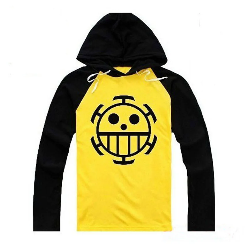 Аниме ONE PIECE Trafalgar D Water Law Cute Hoody осень-весна тонкая хлопковая Повседневная