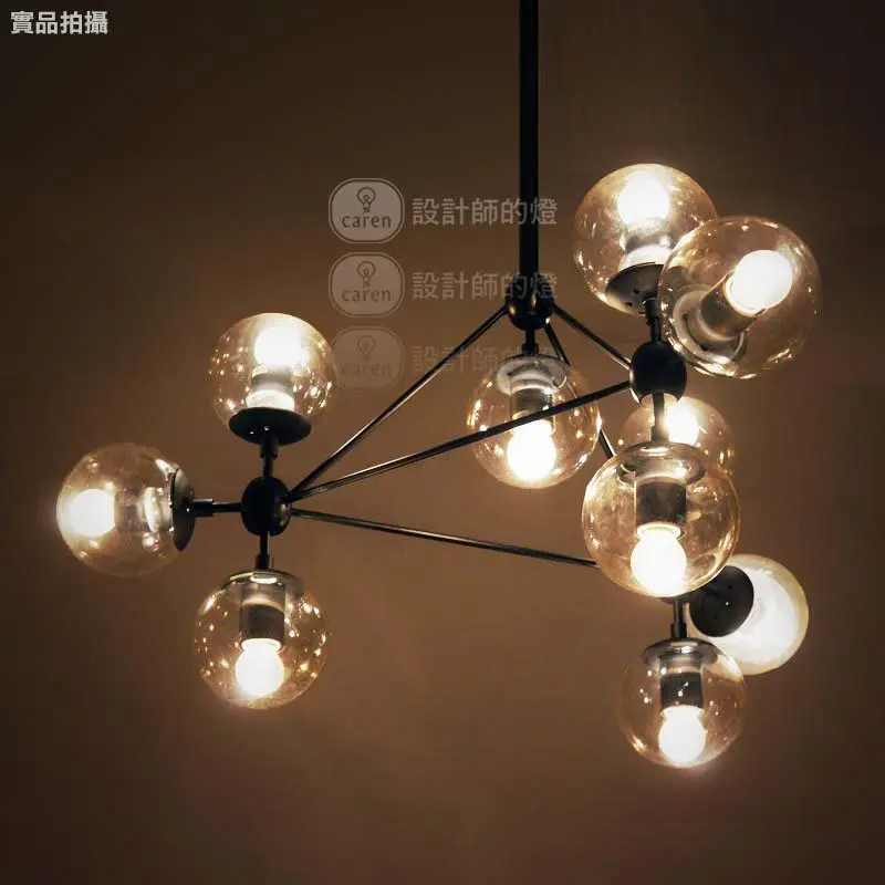 American Village designer lamp simple European restaurant retro