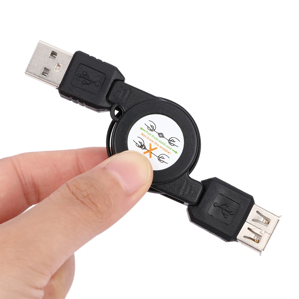 Шнур Micro USB для синхронизации и передачи данных Выдвижной плоский провод питания