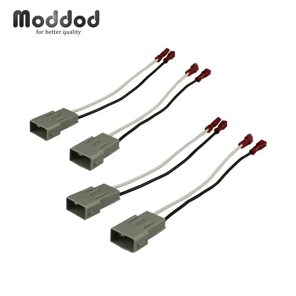 One Pair aftermarket to OEM Adapter Plug Set Connector Wiring Cable Adaptor For HONDA Speaker Wire