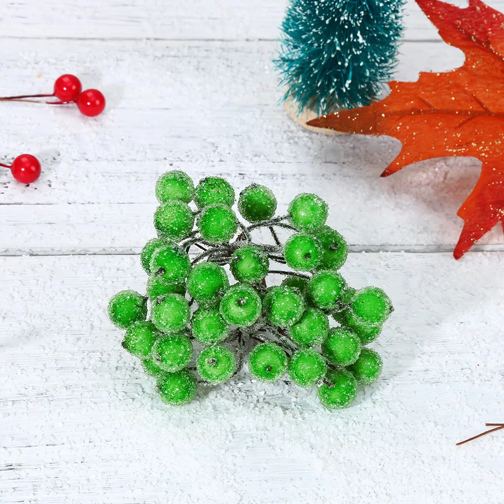 

New Artificial Berry For Christmas Decor 1pcs DIY Christmas Simulation Berry Small Particles Artificial Foam Cream Berry#20