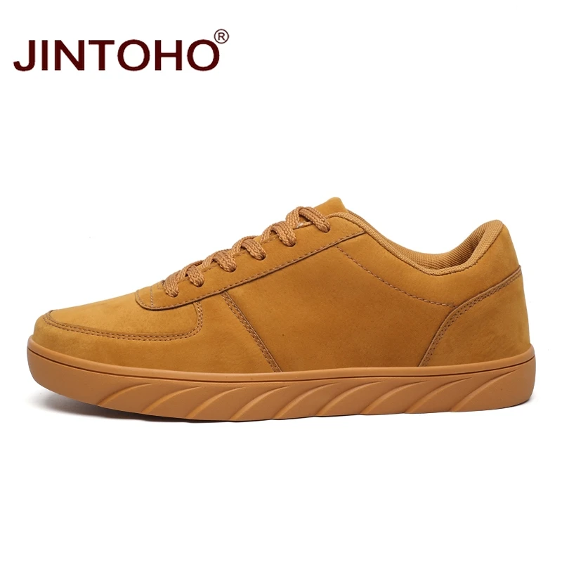 JINTOHO/Новинка 2018 года модная повседневная черная Мужская обувь дизайнерская