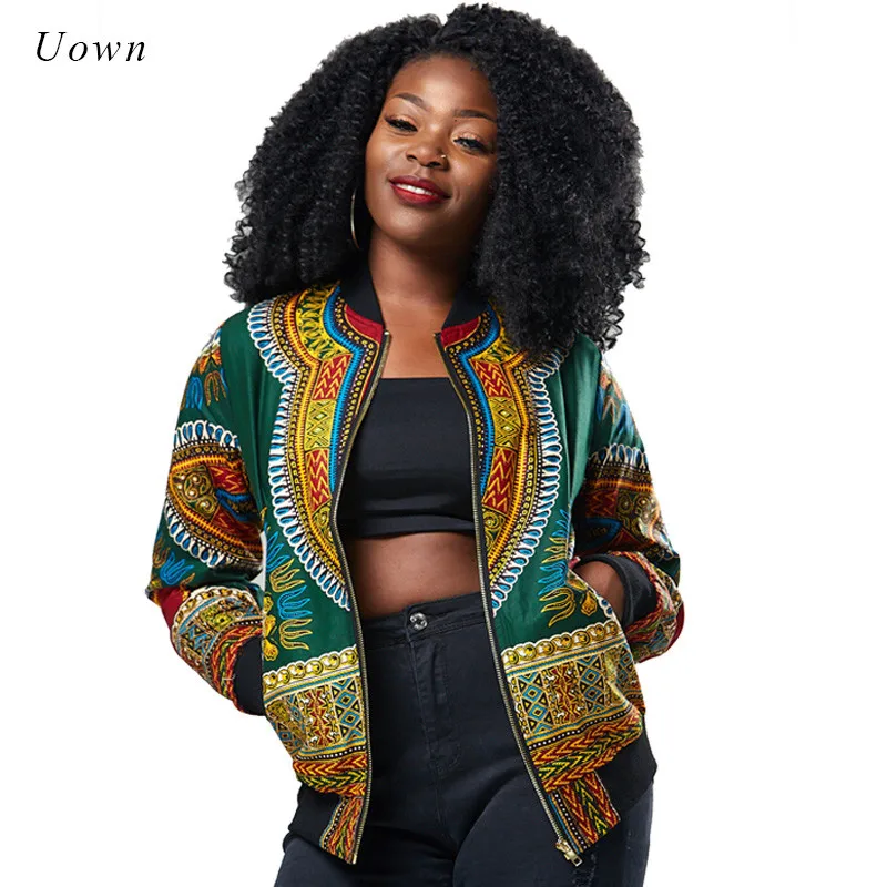 Traditionelle Afrikanische Druck Ankara Jacke Frauen Herbst Winter