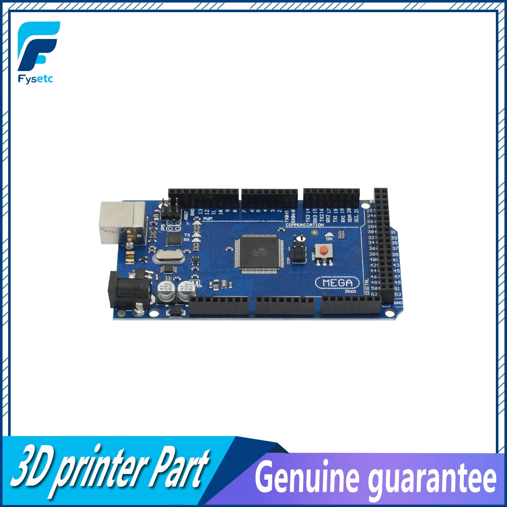 

Free Shipping 3D Printer Controller Board Mega 2560 R3 (ATmega2560-16AU) 3d Printer Board 3D Printer Accessories Send Data Line