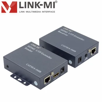

HDMI Transmitter and Receiver By Single Cat5ECat6 cable for HD TV 3D 1920x1080@60HZ Long Range Video digital Audi0 100m extender