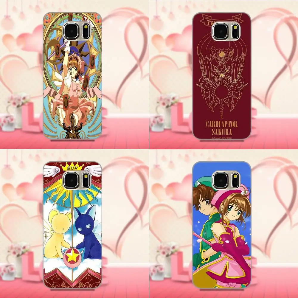 

Bixedx Sakura Card Captor Card Captor For Galaxy A3 A5 A7 J1 J3 J5 J7 2016 2017 S5 S6 S7 S8 S9 edge Plus TPU Accessories Pouches