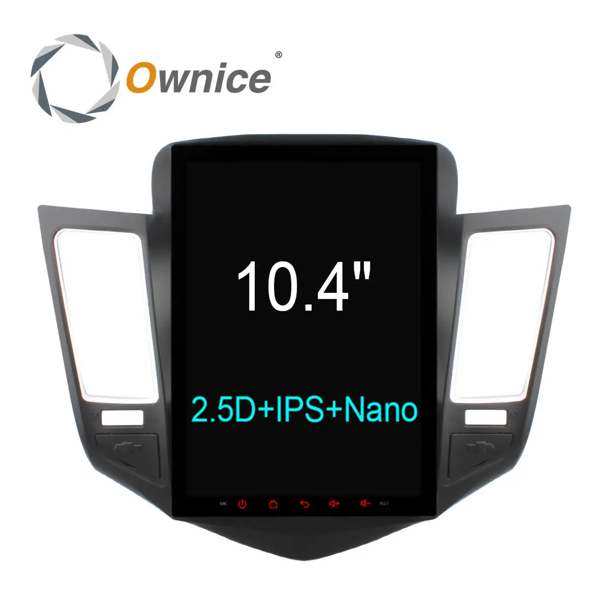 Автомобильный dvd Ownice vertitic C600 10 4 дюйма 9 7 android 6 0 для chevrolet cruze 2009 2010 2011 2014