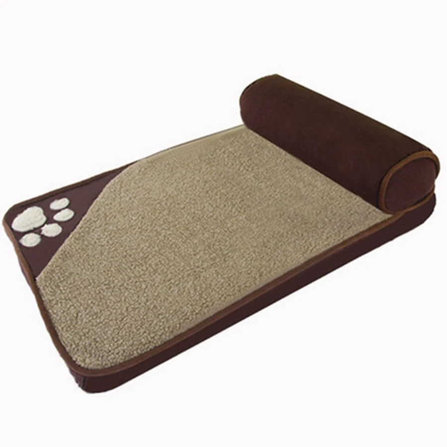 

Soft Pet House Kennel Cat Dog Bed Mat Dog Washable Fleece Blanket Lovely Beds Playpen Cushion Perro Jaulas Pet Carrier 50B119