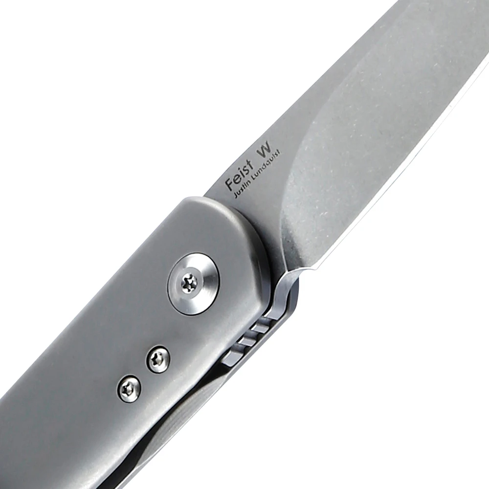 Кизер мини edc ножи ki3499s Feist ножи высокого качества s35vn нержавеющая сталь лезвие best складной для шашлыков с гладкой Титан ручка