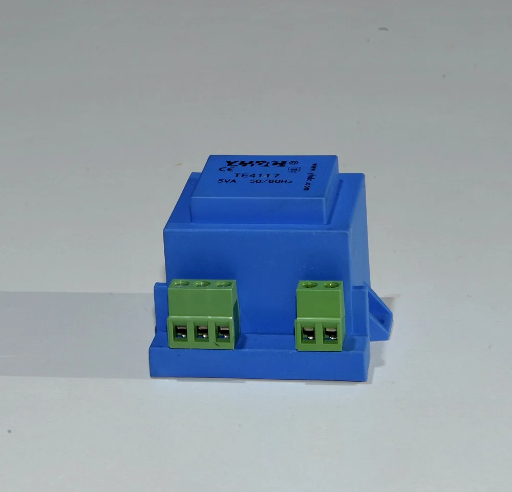 YHDC TE4117 мощность 5VA вход 220В выход 24В вакуумный эпоксидный инкапсулированный PCB