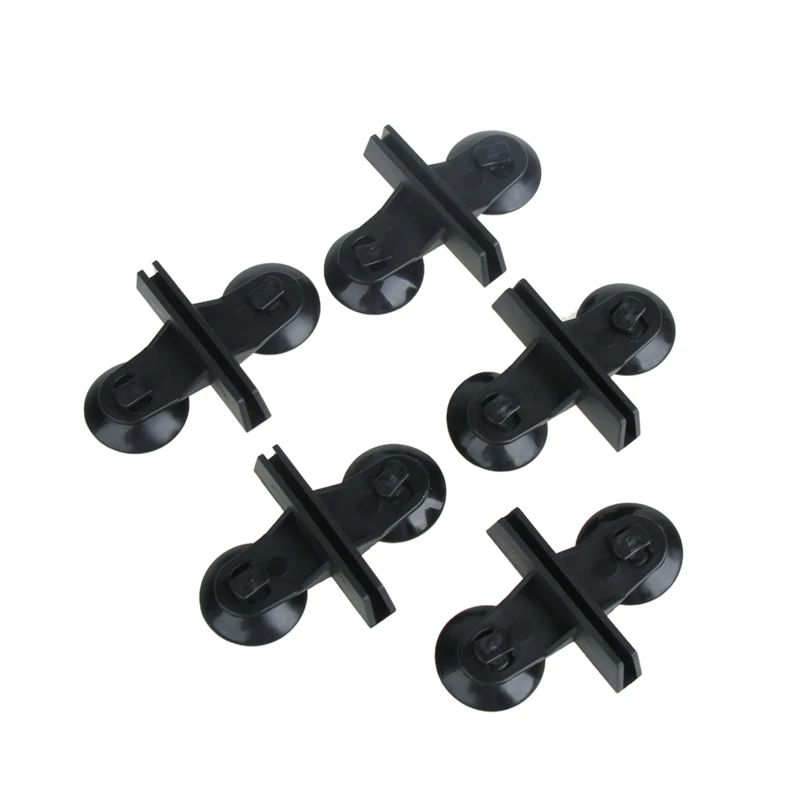 

5pcs/set Black Plastic Divider Sheet Holder Suction Cups for Aquarium Fish Tank Fish Product
