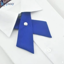 8 цветов, унисекс, для женщин и мужчин, регулируемый крест-накрест, галстук, школьная форма, Одноцветный галстук, крест, модные галстуки для девочек и мальчиков, один размер