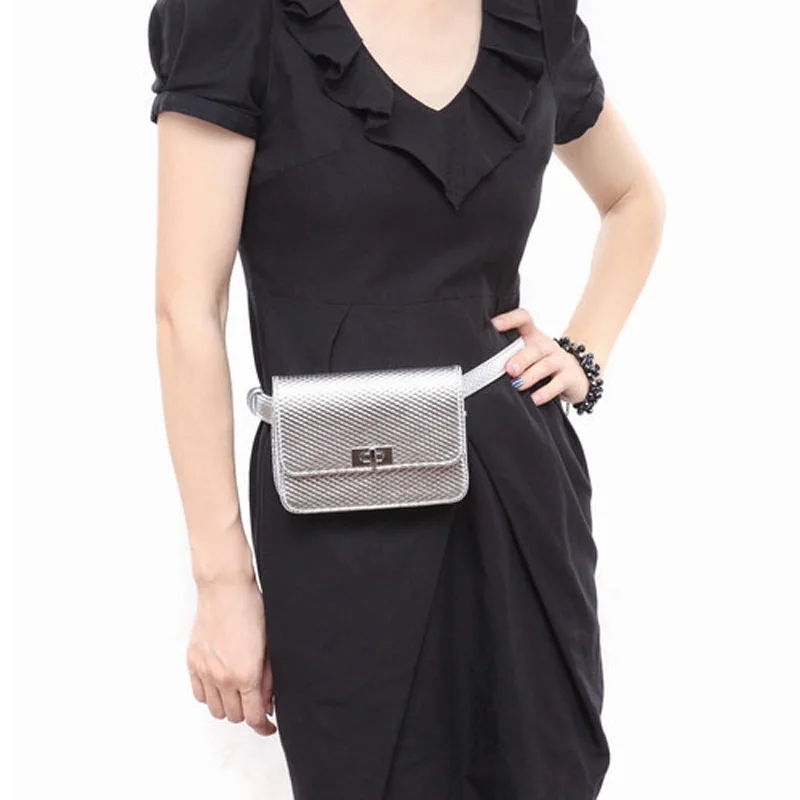 women Waist Bag leather Travel Top fashion Casual Fanny Pack Zip Pouch Money Pouch Belt Waist ...