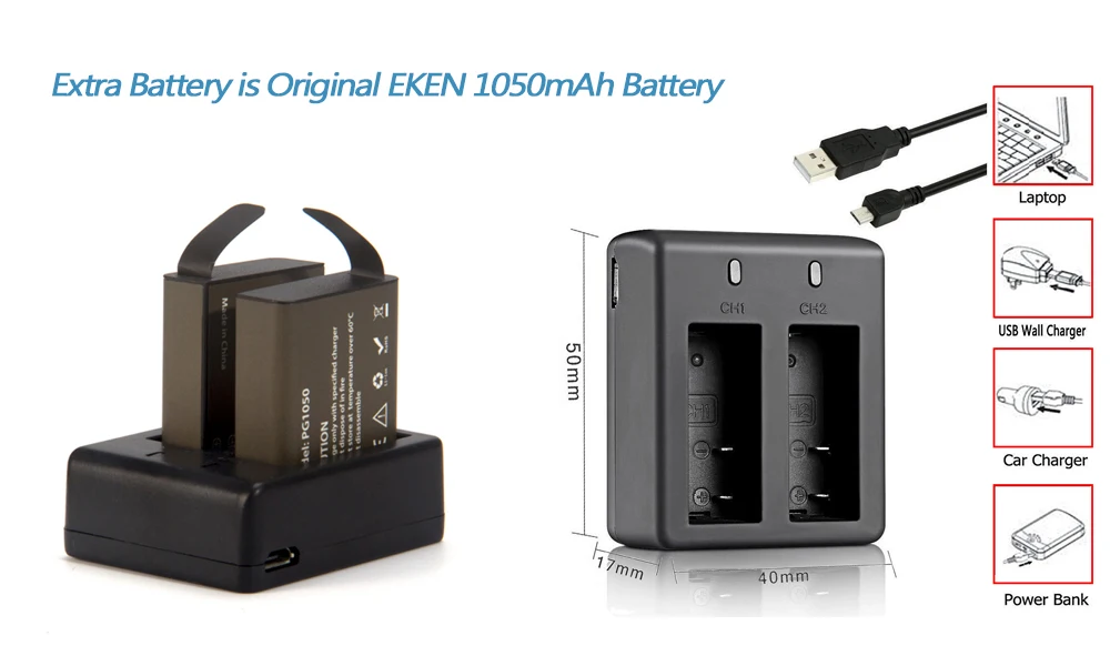 eken H9 H9R со сверхвысоким разрешением Ultra HD, 4K 30fps экшн Камера с водонепроницаемым чехлом и возможностью погружения на глубину до 30 м 2-дюймовый ЖК-дисплей Экран пульт дистанционного управления Wi-Fi Go Extreme pro спортивные Камера