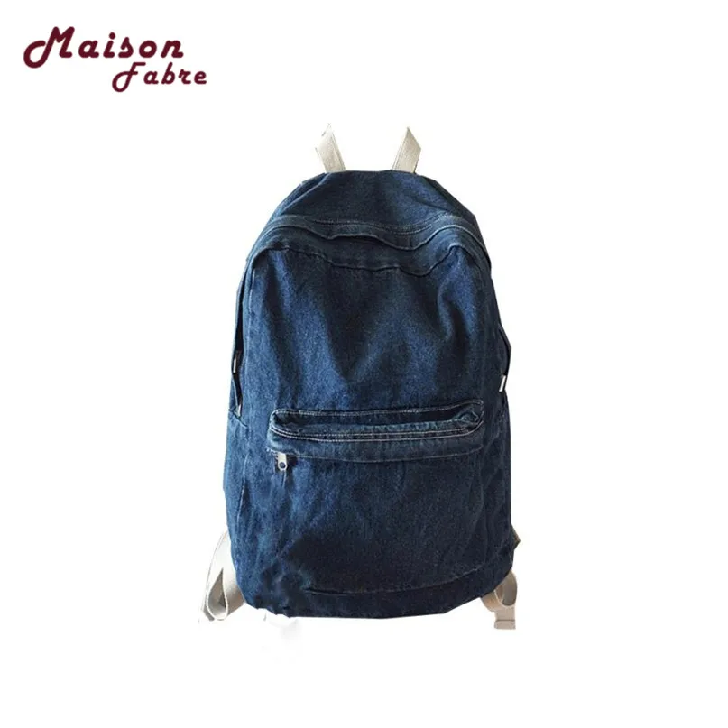 

Maison Fabre Best Deal Bags Jasmine Traveling Unisex Fashion Denim Travel Backpack Bags School bag Rucksack Gifts Casual Retro