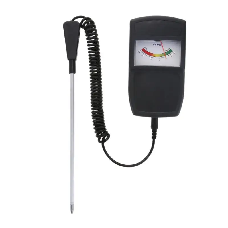 

Portable Garden Lawn Soil PH Tester 2.5-9 High Precision Soil Acidity Meter with Lead Soil Moisture Sensor Meter Plant Fertile