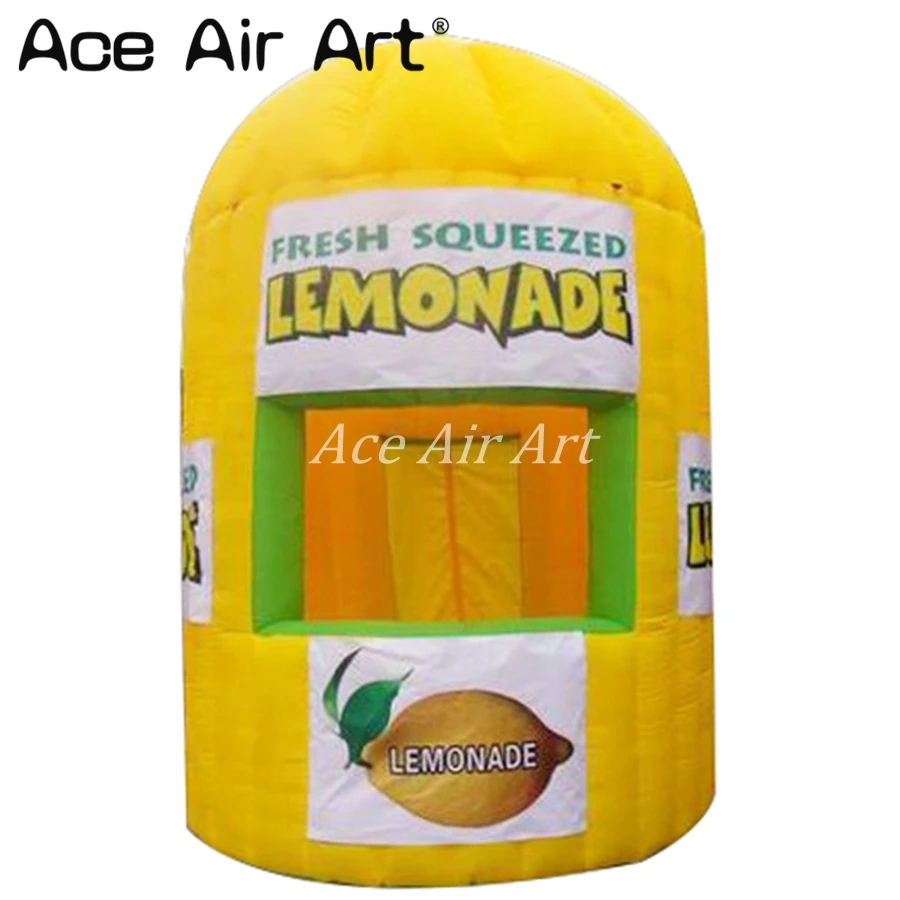  Hot sale inflatable lemonade booth drink bar inflatable concession booth for promotion or carnival