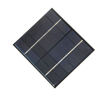 

High Quality 2.5W 6V Small Solar Panel Polycrystalline Silicon Solar Cell DIY Small Solar Charger/Toy/Solar System Free Shipping