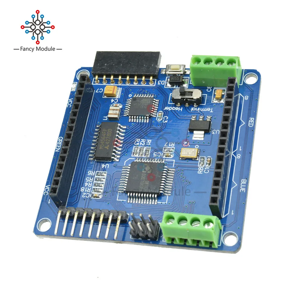 Полноцветный Радужный цвет duino V2.0 матрица RGB светодиодный драйвер щит для Arduino