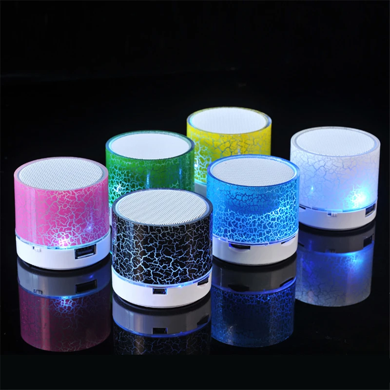 JRGK беспроводной динамик Bluetooth мини портативный Led Цветные компьютерные колонки FM