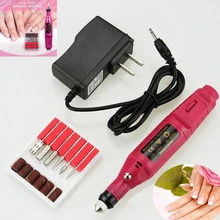 Nail Power Drills Electric Nail Drill Set EU/UK/AU/US Plug Acrylic Gel Remover Machine Manicure Pedicure Cuticle Removing Tools