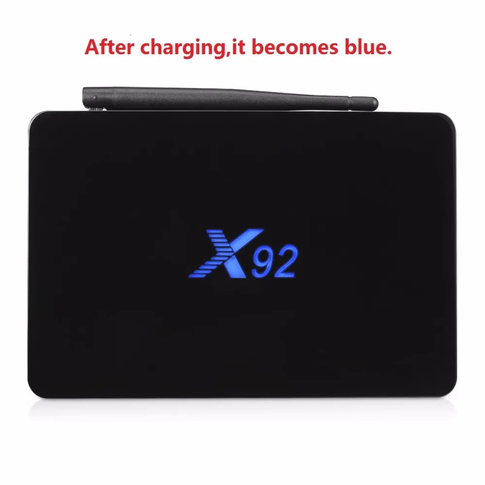 

X92 TV Box Amlogic S912 Android 6.0 Octa-core 2.4GHz/5.8GHz WiFi HD 2.0a with USB 2.0 SD Card Slot 5G Wifi 4K X92 Smart TV Boxes