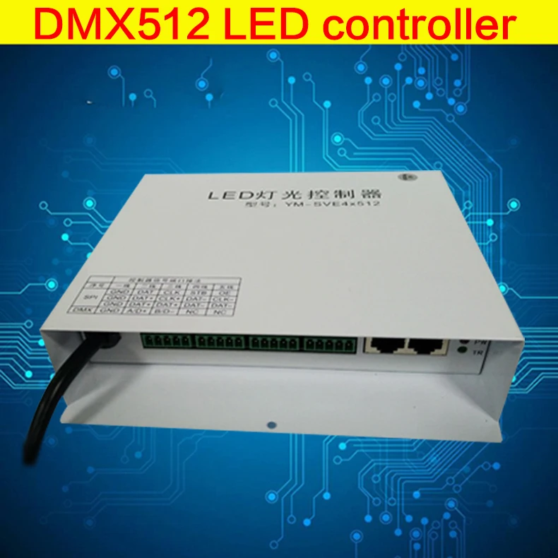 DMX512 LED Pixels Slave контроллер led sd карта для ws2812b/ws2811 пикселей Светодиодная лента AC110V