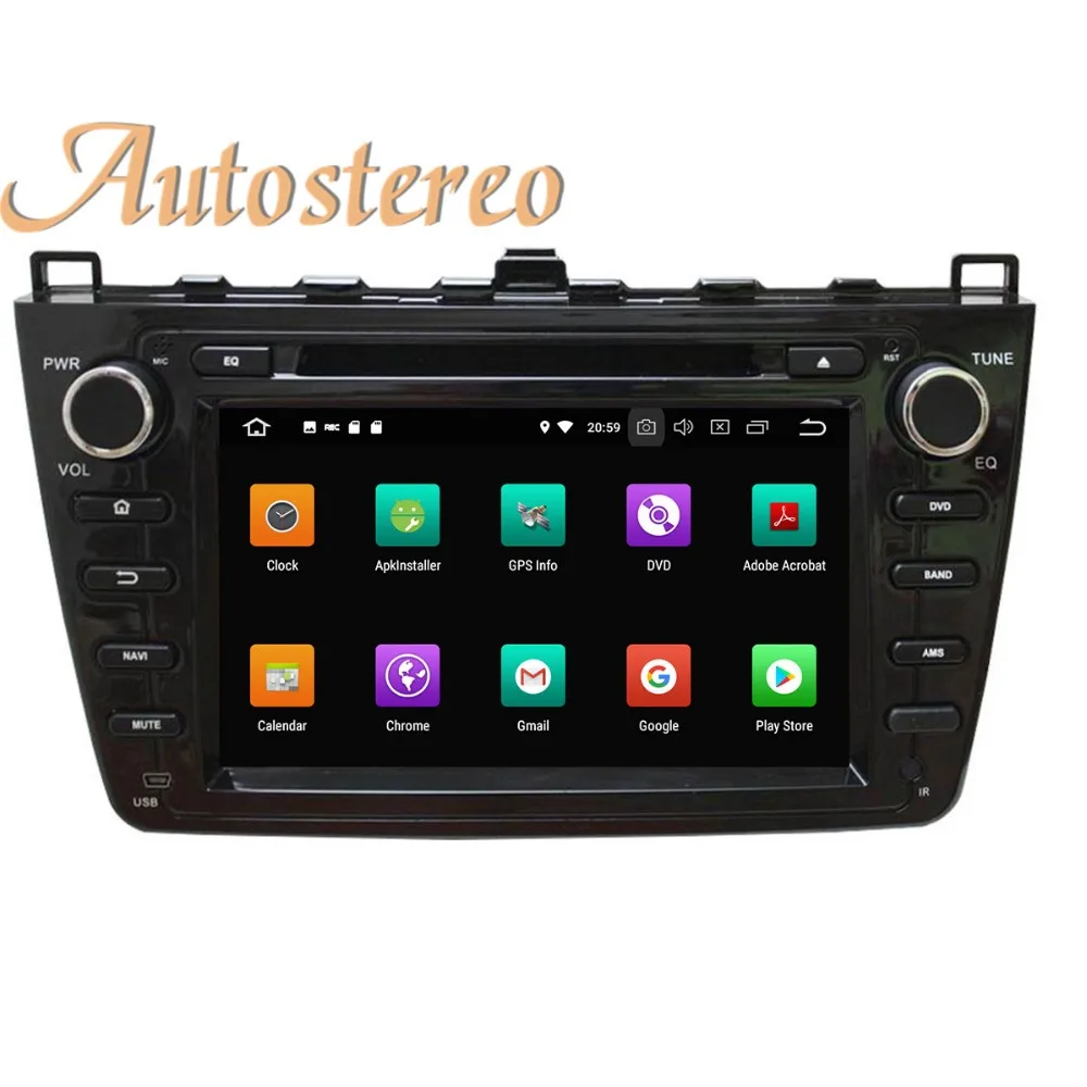 Perfect Android 9.0 32GB Car DVD player GPS navigation radio Stereo for Mazda 6 Atenza 2008-2012 multimedia radio tape recorder headunit 3