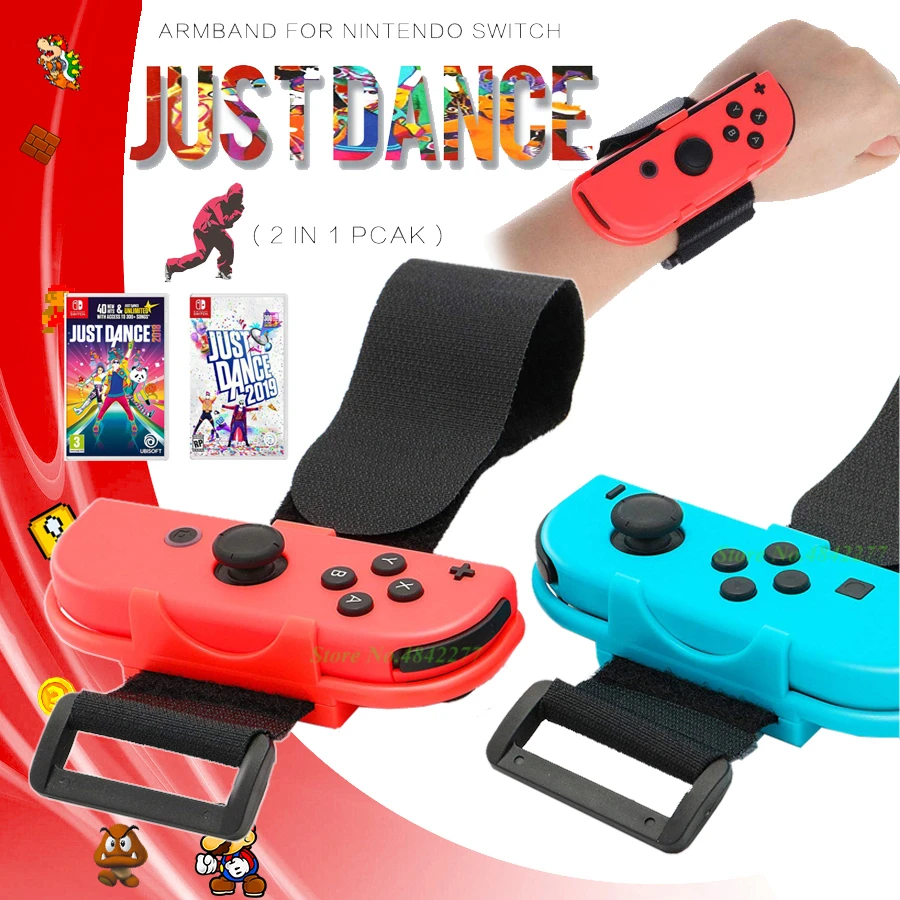 Accesorios de correa de mano Nintendo Switch Just Dance 2019 Nintendoswitch  juego de baile wristdos muñequera Joy con soporte|Accesorios y piezas de  reemplazo| - AliExpress