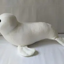 Большая новая плюшевая игрушка "Морской Лев" мягкая белая высококачественная кукла морской лев подарок на день рождения около 60 см