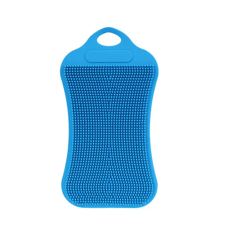 Silicone Dish Washing Sponge Scrubber Kitchen Cleaning Antibacterial Tool Dish Bowl Magic Cleaning Brush Scouring Pad Wash 3N30 (5)