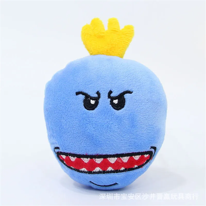 2017 New Comic Rick and Morty Morty SmithMr. Meeseeks Plush Pendants Toys Small Key Bag Pendant Dolls 10cm 12pcslot  (8)