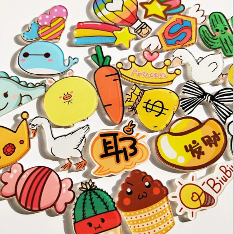 10 шт. Женская акриловая брошь в виде динозавра|badge badges|cartoon badgebackpack pins |