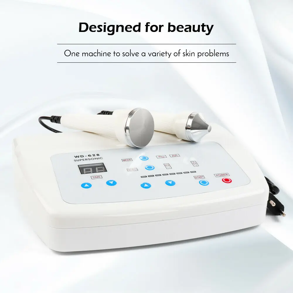 

Pro 1Mhz 3MHz Ultrasonic Facial Machine Anti Aging Skin Lifting Salon Spa Beauty Skin Care machine With Eliminate freckles