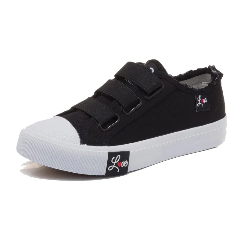 

YeddaMavis Black Canvas Shoes Women Shoes Women Sneakers Spring Fashion New Korean Lace Up Shoes Womens Shoes Woman Trainers