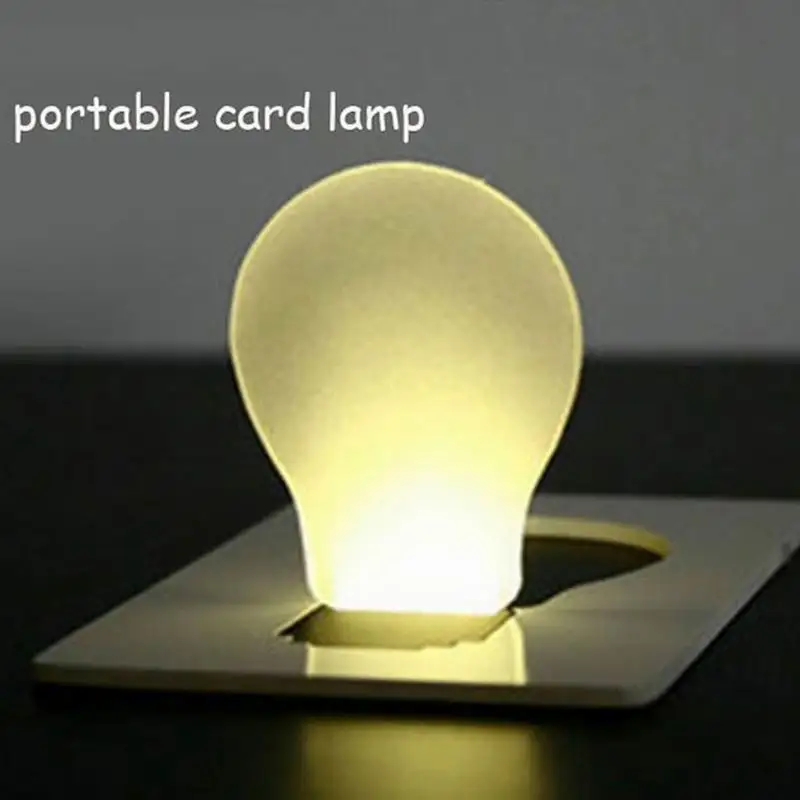 

5 PCS Novelty Lighting Mini Portable LED Night Card Light Wireless Fun Gadget
