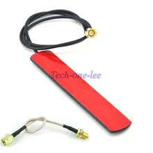 2dbi-3dbi GSM антенна 824-960 мГц 1710-1990 мГц 0.5 м Воздушная SMA+ RP SMA разъем для SMA женский косичка кабель RG316 15 см