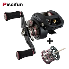 Piscifun SAEX ELITE Baitcasting Fishing Reel With Extra Spool Right Left Hand 13BB 7.3:1 167g Super Light Casting Fishing Reel