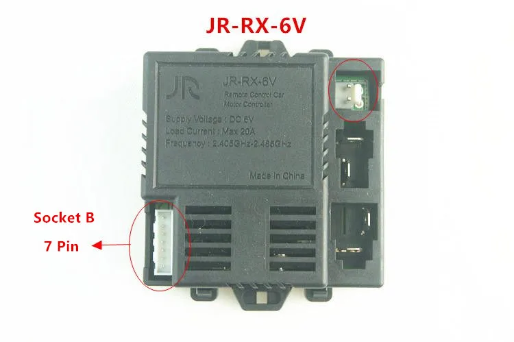 JR-RX-12V/6V Children's electric car bluetooth remote control and receiver, smooth start controller JR-RX and HY-RX-2G4