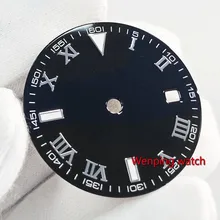 29,2 мм Bliger без логотипа светящаяся Дата Окно циферблата часов арабскими цифрами гвоздь подходят ETA2824 2836; Miyota 8215 автоматический механизм