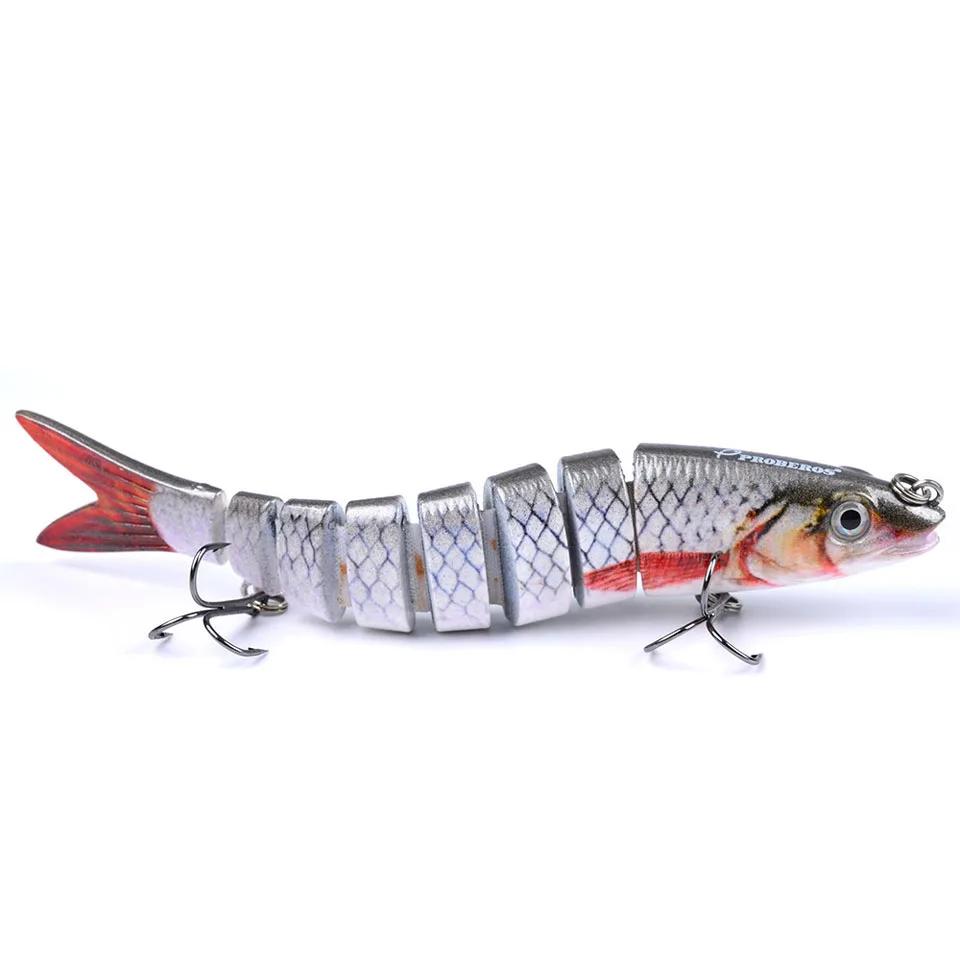 

1PCS 13cm 19g Sinking Wobblers 8 Segments Fishing Lures Multi Jointed Swimbait Hard Bait Fishing Tackle For Bass Isca Crankbait