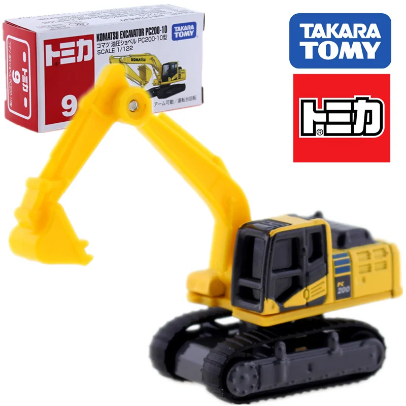 Takara Tomy Tomica мир Komatsu экскаватор PC200 10 строительная техника нет. 9 Alien литья под