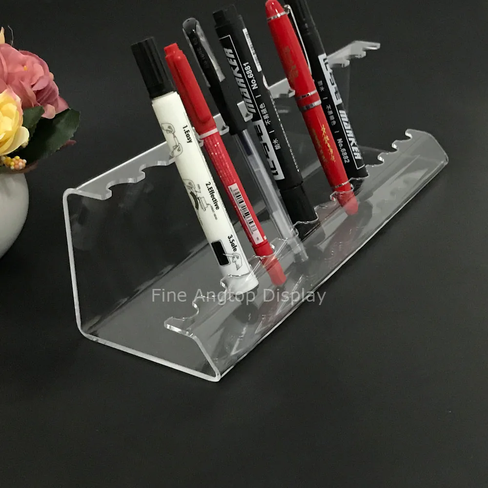 

Clear Acrylic Pen Display Holder Countertop Organizer Jewelry Bracelet Chain Stand