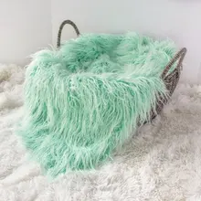 Прекрасный новорожденный реквизит для фотографий для маленьких мальчиков и девочек обертывание одеяло для фото удобные мягкие дышащие корзины ручной работы наполнитель