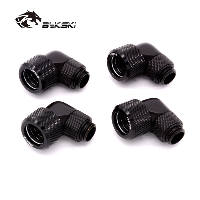 

Bykski 4pcs/set Water Cooling Fittings G1/4 OD14mm 12mm 16mm Hard Tube Fitting Computer Accesspries Fitting use for Acrylic Tube