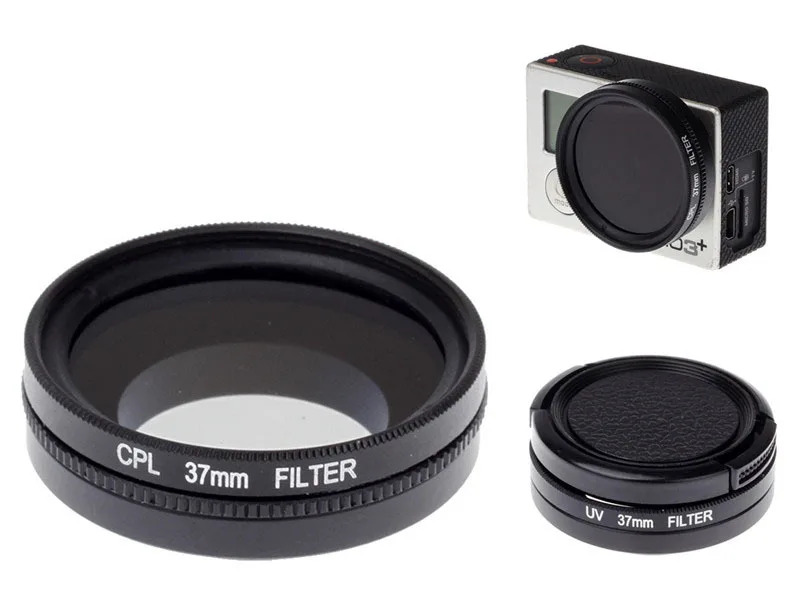Filtre Polariseur CIR-PL 37mm pour Action Cam GoPro