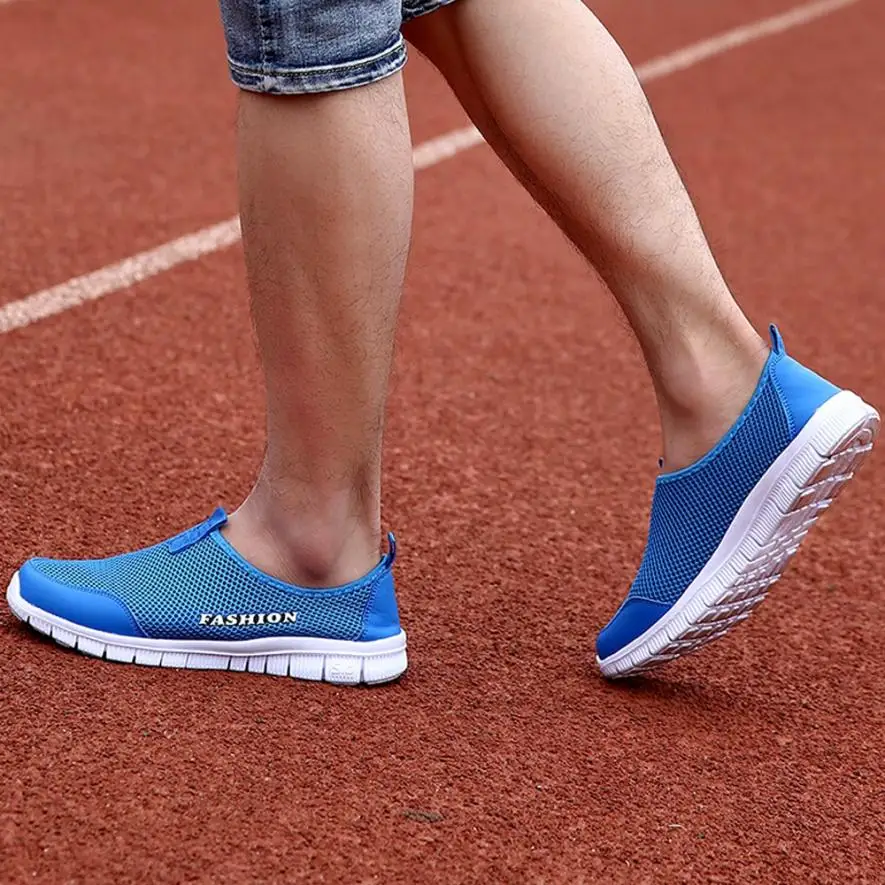 

Sports Running Shoes 2018 Men Light Sneakers Breathable Mesh Shoes Walking Outdoor Sport Shoes 0803