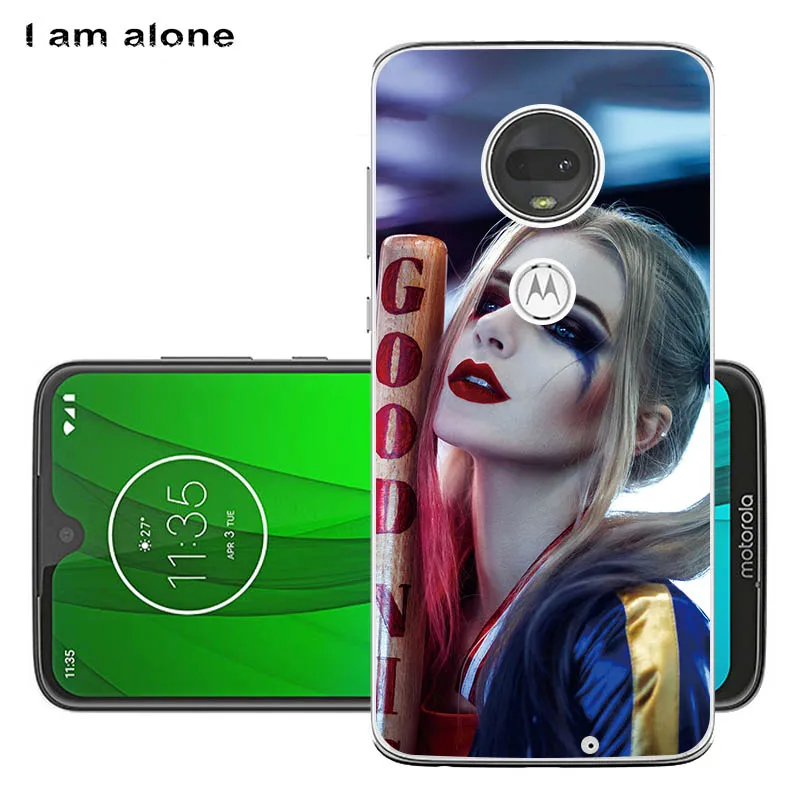 Чехлы для телефонов I am alone для Motorola Moto G7 G7 Play G7 power Solf из ТПУ, модные милые Чехлы для Moto G7 - Цвет: Solf TPU AA16