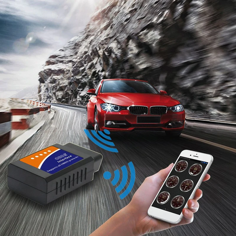 V03H2-1 OBD2 Bluetooth/WI-FI V1.5 автомобильный диагностический инструмент V03H2-1 OBD II чип сканера PIC18F25K80 работы Android/IOS/Windows 12V дизельное топливо