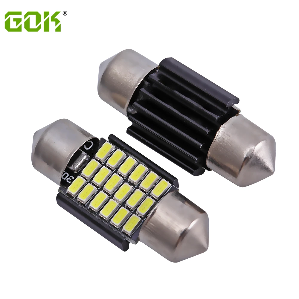 5PCS Car LED Festoon Light 3014-18SMD Dome Interior Reading Lamp Bulb Auto Car